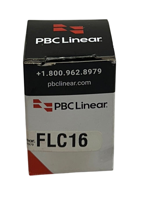 PBC LINEAR FLC16 PLAIN LINEAR BEARING 1'' COMPENSATED ID CLOSED OEM NSMP