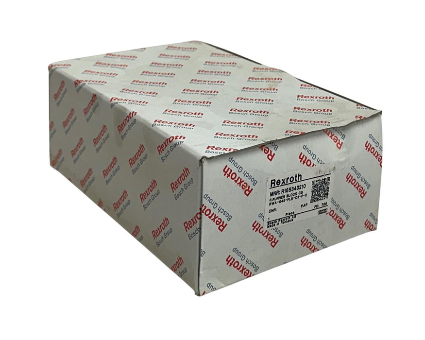 BOSCH REXROTH RWA-045-FLS-C3-P-2 / R185343210 LINEAR ROLLER RUNNER BLOCK NSMP