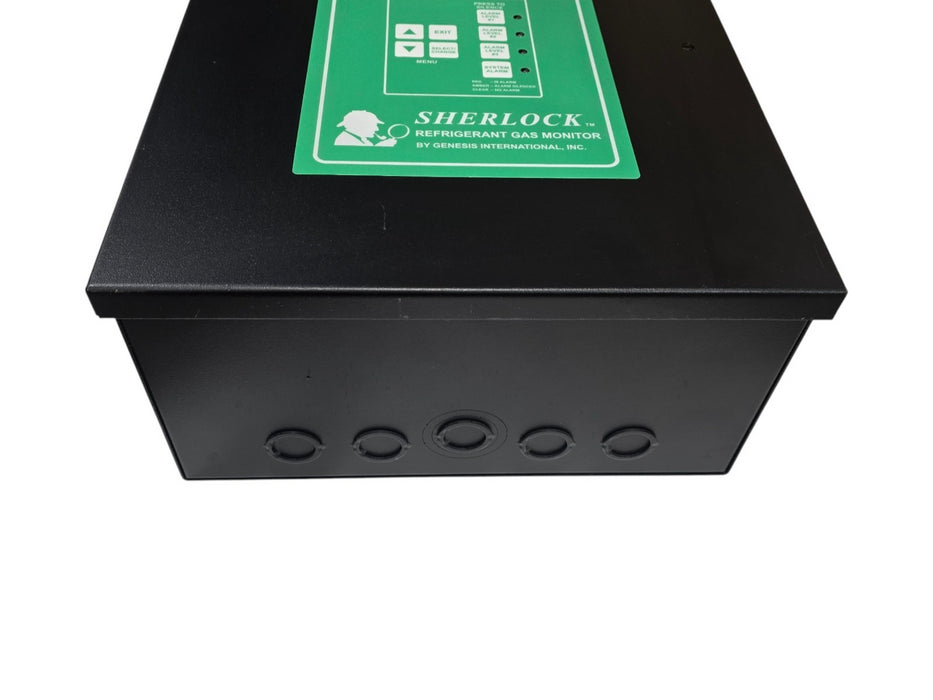 GENESIS INTL. 60-0037 SHERLOCK 804 (SHER804) REFRIGERANT GAS MONITOR 8-ZONE NSNP