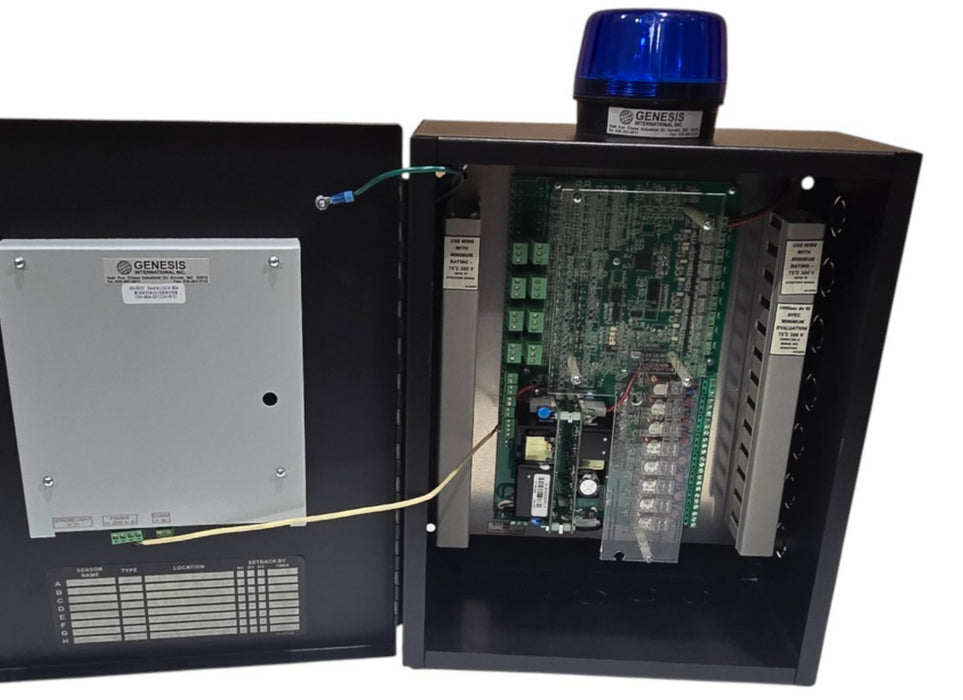 GENESIS INTL. 60-0037 SHERLOCK 804 (SHER804) REFRIGERANT GAS MONITOR 8-ZONE NSNP