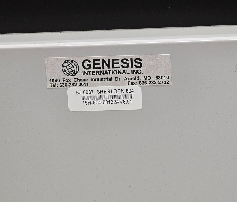GENESIS INTL. 60-0037 SHERLOCK 804 (SHER804) REFRIGERANT GAS MONITOR 8-ZONE NSNP