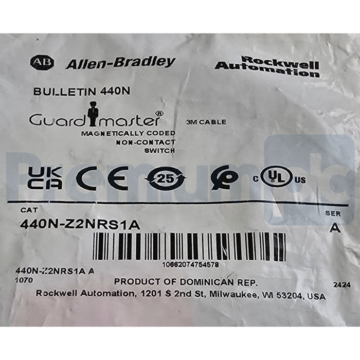 ALLEN BRADLEY 440N-Z2NRS1A /A Guardmaster NON-CONTACT SWITCH 440NZ2NRS1A NSFS