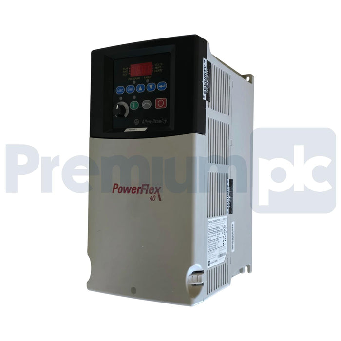 ALLEN BRADLEY 22B-D017N104 /A PowerFlex 40 AC DRIVE VFD 7.5kW/10HP 480V 3PH NSNP