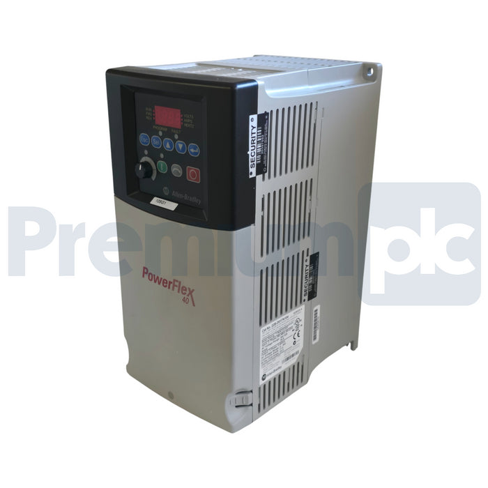 ALLEN BRADLEY 22B-D017N104 /A PowerFlex 40 AC DRIVE VFD 7.5kW/10HP 480V 3PH NSNP