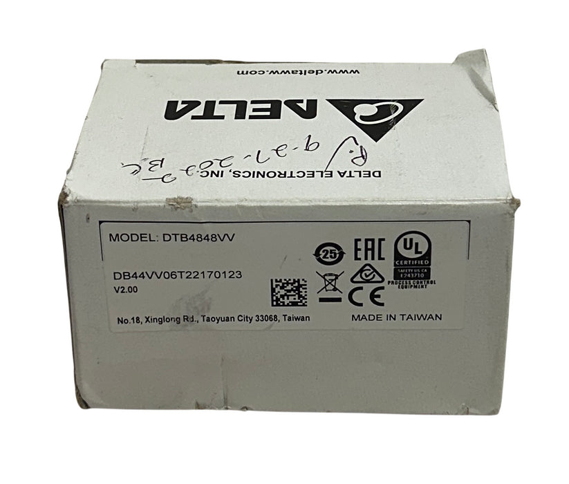 DELTA DTB4848VV ADVANCED TEMPERATURE CONTROLLER 100-240VAC 50/60Hz DTB4848 NSMP