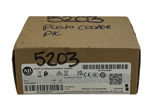 ALLEN BRADLEY 1734-AENT /C POINT I/O Ethernet NETWORK ADAPTER 1734AENT NSFS