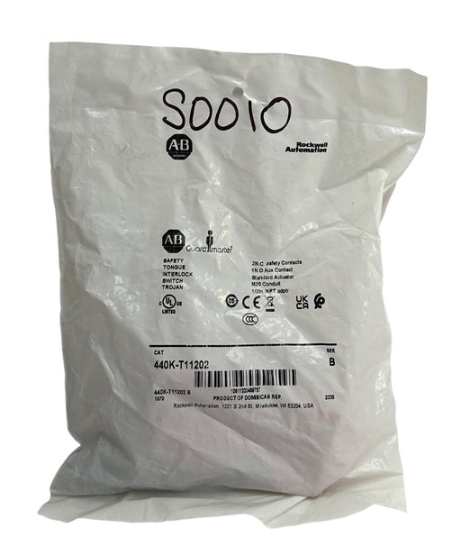 ALLEN BRADLEY 440K-T11202 /B Guardmaster SAFETY TONGUE TROJAN 5 SWITCH RED NSFS