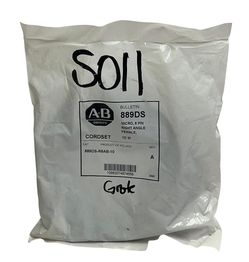 ALLEN BRADLEY 889DS-R8AB-10 /A BULLETIN 889DS MICRO CORDSET 8-PIN 10M NSFS