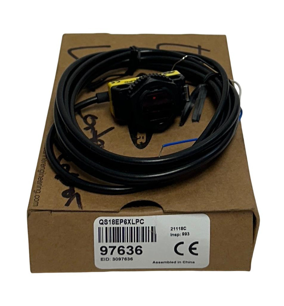 BANNER QS18EP6XLPC / 97636 ALL PURPOSE PHOTOELECTRIC SENSOR 10-30VDC 2M NSMP