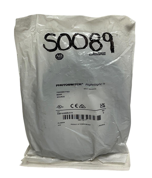 ALLEN BRADLEY 42EF-E2EZB-A10 /D PHOTOSWITCH RightSight BEAM SOURCE 10.8-30V NSFS