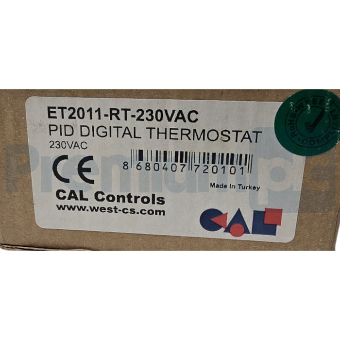 CAL Controls ET2011-RT-230 PID Temperature Controller 230VAC Pt100 RTD NSMP