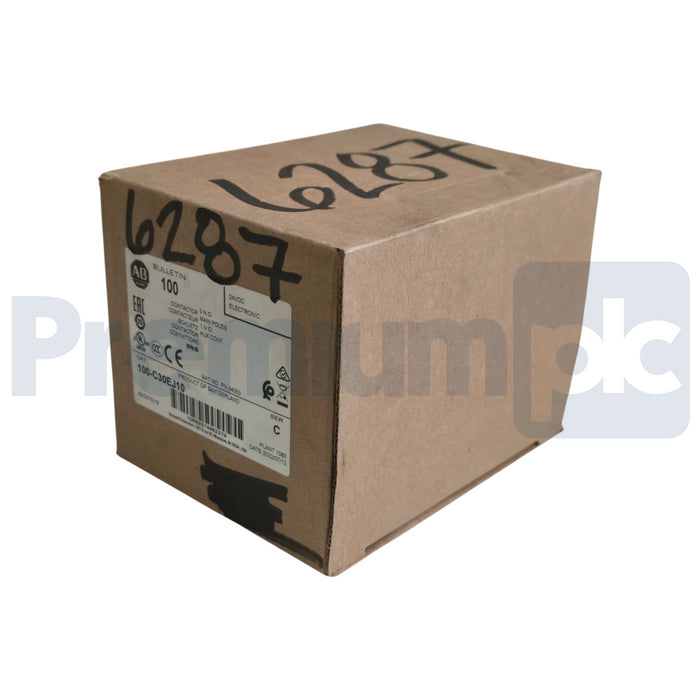Allen Bradley 100-C30EJ10 /C 100-C IEC Contactor 30A 3P 24V DC Coil 1 N.O. NSMP
