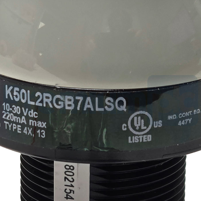 BANNER K50L2RGB7ALSQ K50 Pro Series RGB 7-Color Audible Indicator 802154 NSNP