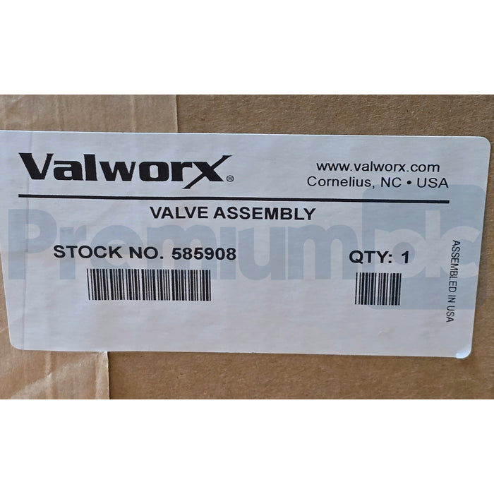 Valworx 585908 1" Explosion Proof SS Ball Valve 24VDC w/ Positioner 581857 NSMP