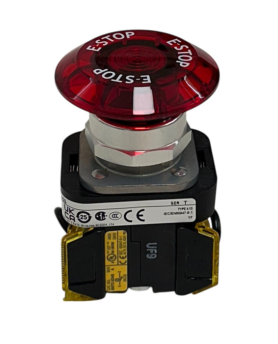 ALLEN BRADLEY 800TC-FXJE6A5S /T 30mm PUSH-PULL DEVICE 800T PUSH BUTTON RED NSMP