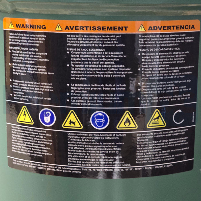 BITZER GSD80385VAB4-2 32t SCROLL COMPRESSOR 74.6 m³/h @3500RPM HFC - R410A NSNP