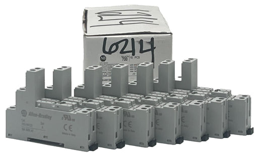 LOT OF 7 ALLEN BRADLEY 700-HN123 SER A RELAY SOCKETS MINIATURE 8PIN NSMP