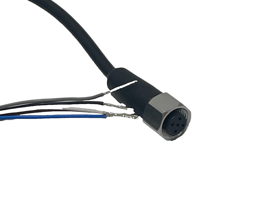 BANNER MQDC-WDSS-0560 5-Pin M12 Wash-Down Cordset, 18.29 m (60 ft), IP6,9 NSNP