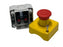SCHNEIDER XALK178FH7 EMERGENCY STOP SWITCH YELLOW COMPLETE CONTROL BOX
