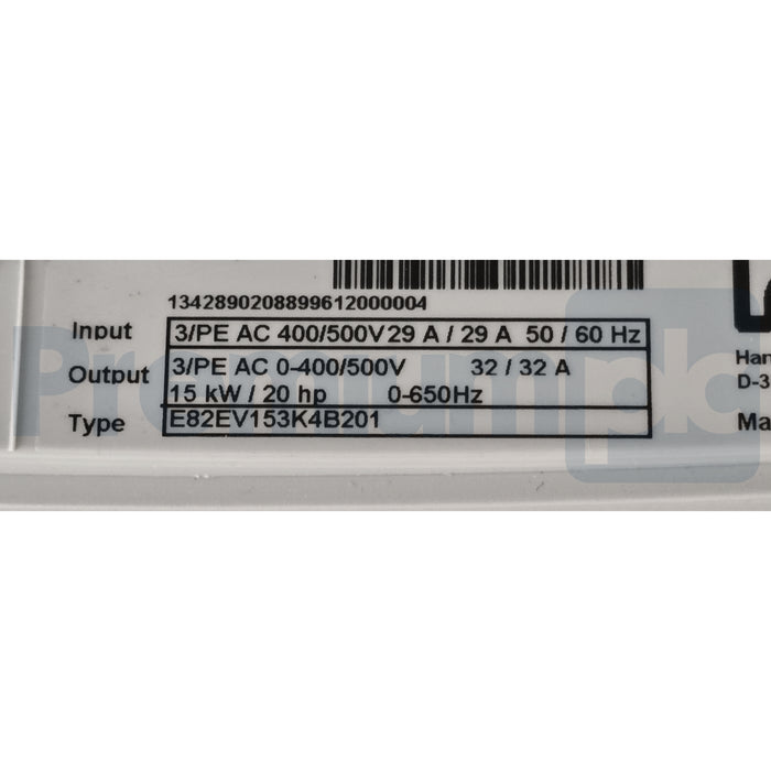 FETTE LENZE E82EV153K4B201 8200 Vector Freq. Inverter E82EV153K4B201XX5B39 NSMP