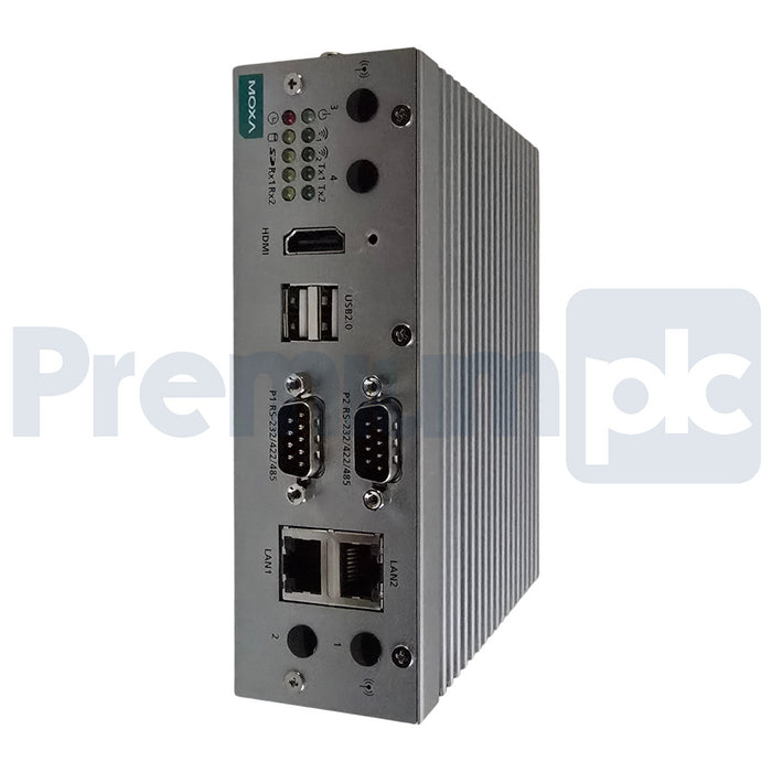 MOXA V2201-E4-T (Custom) V2201 DIN-rail x86 Computer IPC Intel Atom E3845 NSMP