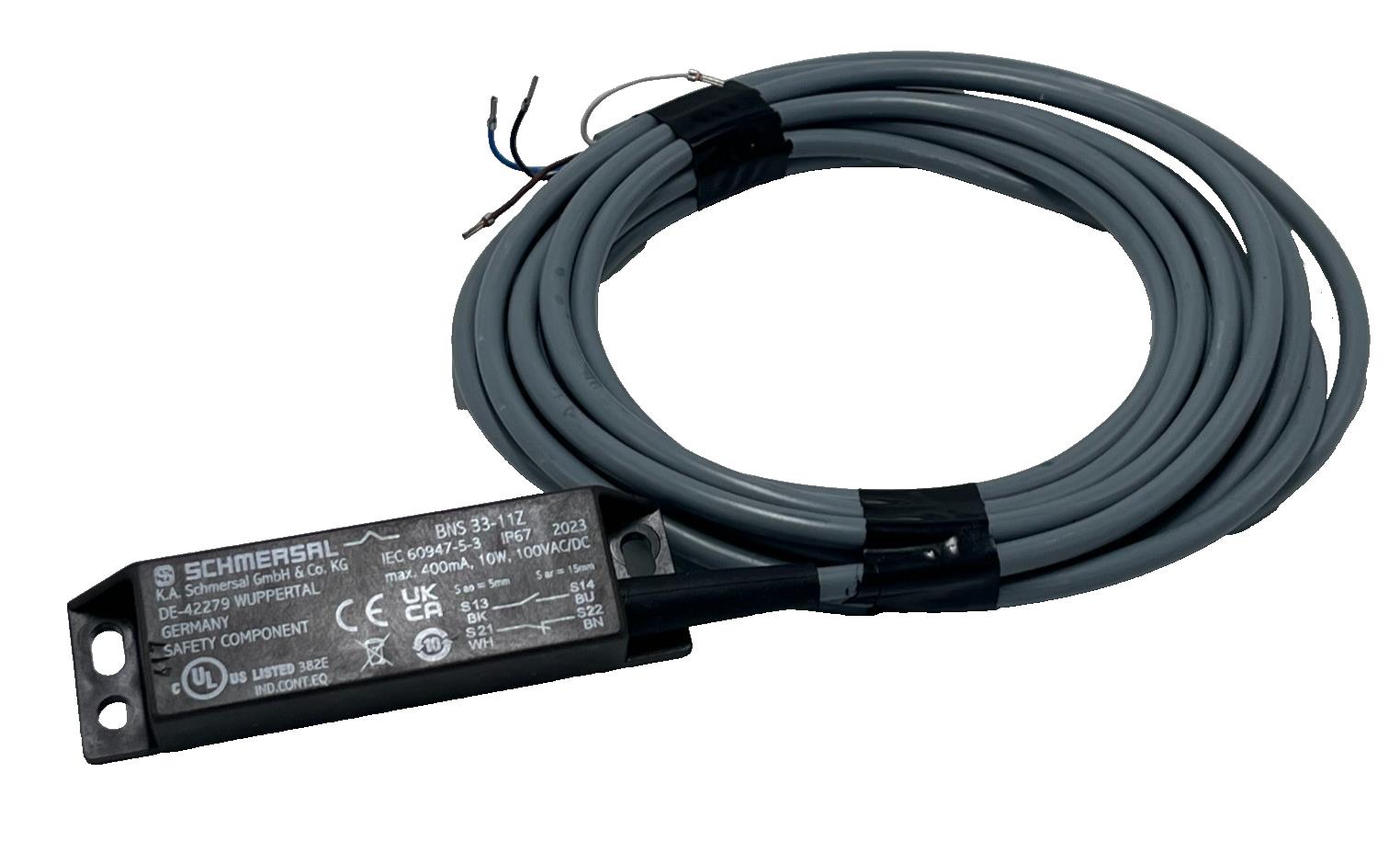 SCHMERSAL BNS-33-11Z NON-CONTACT MAGNETIC SAFETY SENSOR SWITCH 1NO 1NC, NSNP