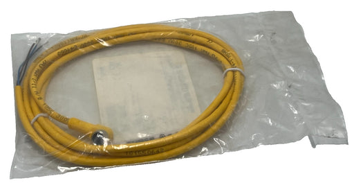 (2) TURCK PKW 3M-2 Right Angle Female M8 Cordset Cable 3-Pin Pigtail 2Meter NSMP