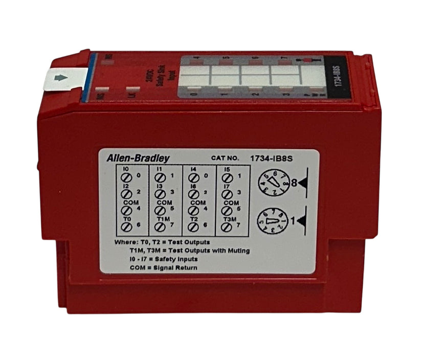 ALLEN BRADLEY 1734-IB8S /B POINT I/O 8-CHNL SAFETY SINKING INPUT MODULE USNP