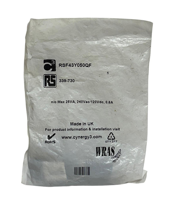 CYNERGY3 RSF43Y050QF / RSF43Y050QF202 RSF40 SERIES FLOAT / LEVEL SWITCH NSFS