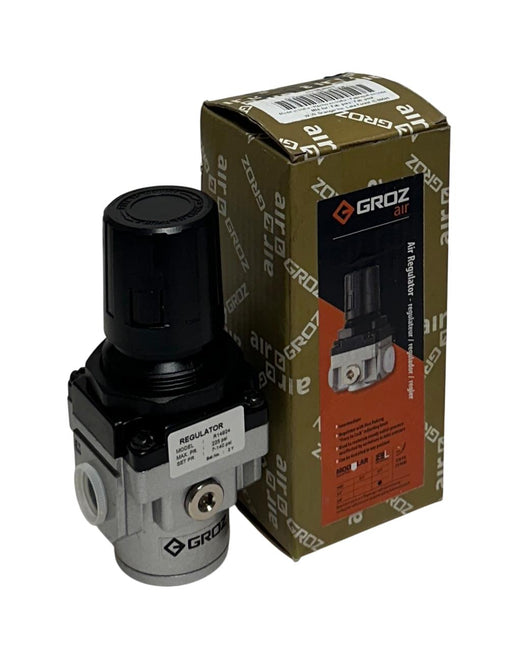GROZ AIR R14924 / 36JN43 AIR REGULATOR 3/8'' NPT 225PSI MAX 7-140PSI SET NSMP