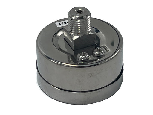 PRESSURE GAUGE 4FMU9A  0 psi / Hg to 100 psi 2" Dial, 1/4 in NPT Male, Dual