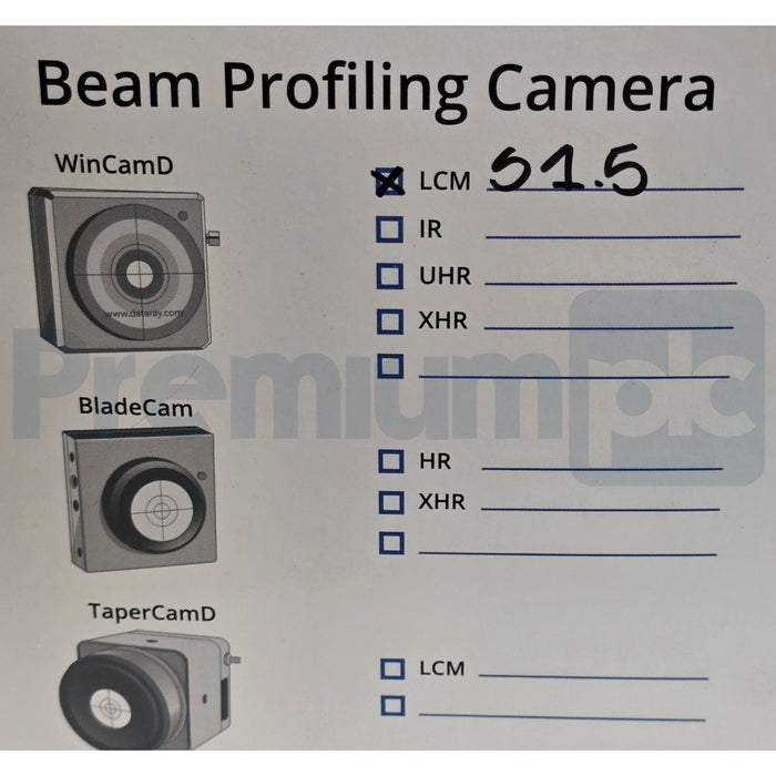 DataRay WinCamD-LCM CMOS Beam Profiler S-WCD-LCM-S1.5 Wavelength 355-115 NSMP