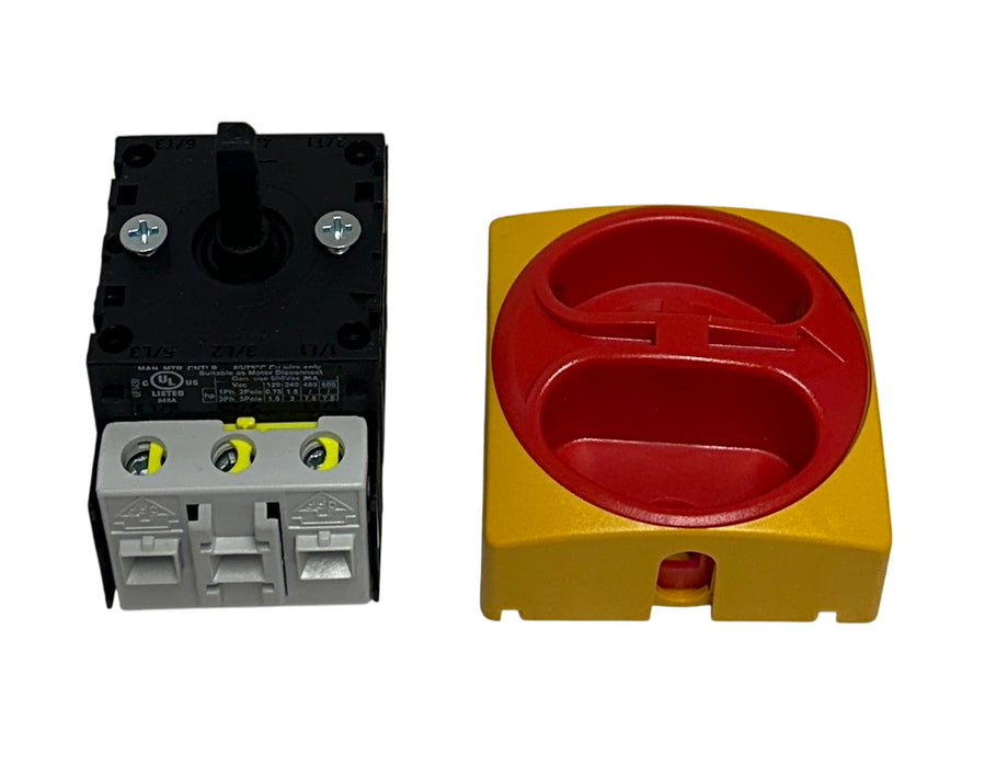 BACO 222 102 / 0172001 DISCONNECT SWITCH BP 30076 YELLOW / RED 25A 690V NSMP