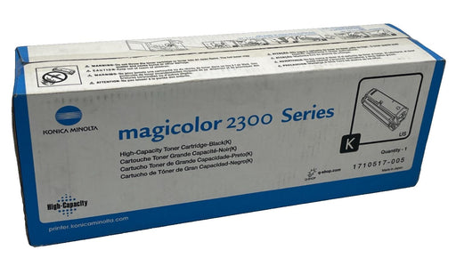 NEW Konica Minolta Magicolor 2300 Series K Black High-Capacity Toner 1710517-005