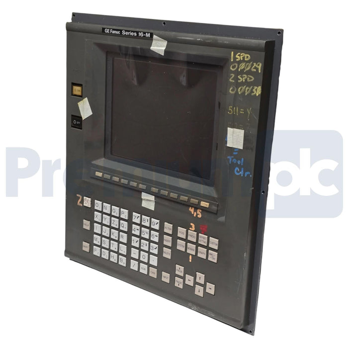 GE Fanuc A02B-0200-C062/MBR Series 16-M LCD/MDI Unit 9.5" CNC Operator Panel REP