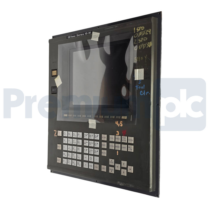 GE Fanuc A02B-0200-C062/MBR Series 16-M LCD/MDI Unit 9.5" CNC Operator Panel REP