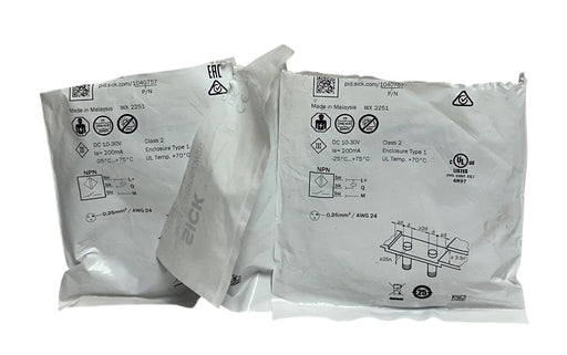 2 SICK IME12-04NNSZW2S / 1040757 INDUCTIVE PROXIMITY SENSORS 10-30VDC 200mA NSMP
