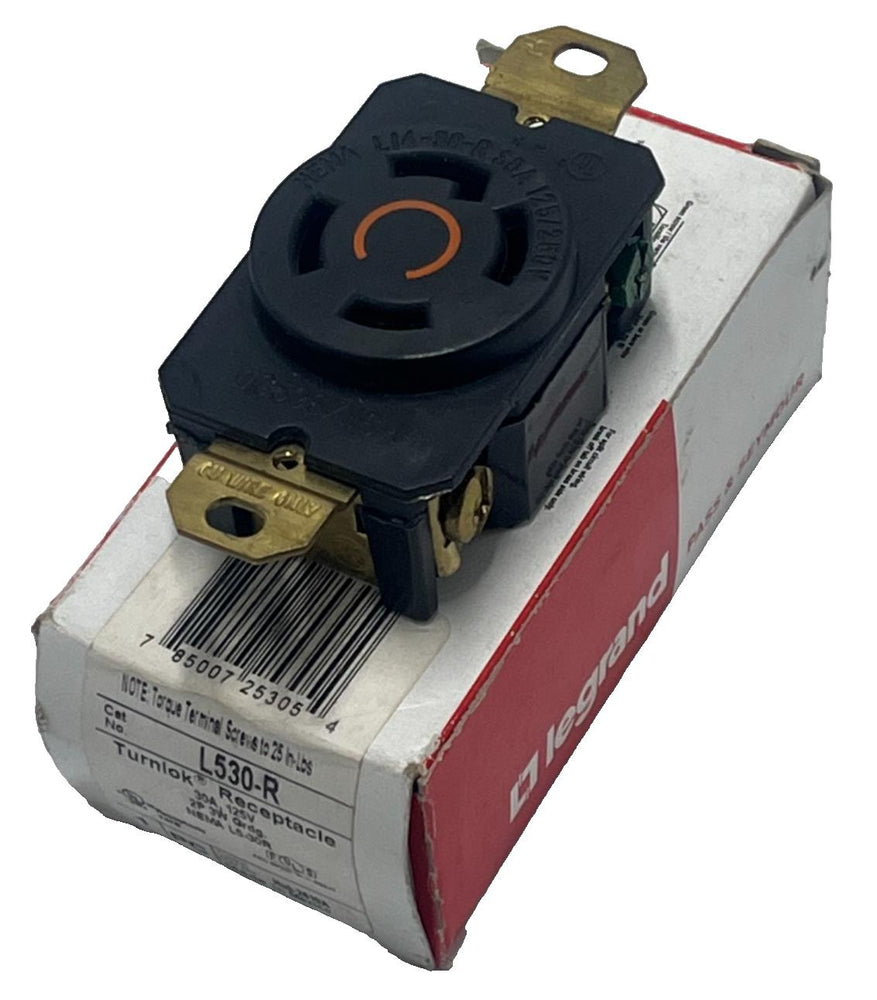 LEGRAND L530-R Twist-Lock Single Receptacle 30A 125V NEMA L5-30R, NSMP