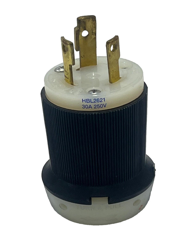 HUBBELL HBL2621 TWIST LOCK INDUSTRIAL PLUG  30A 250V, NSNP