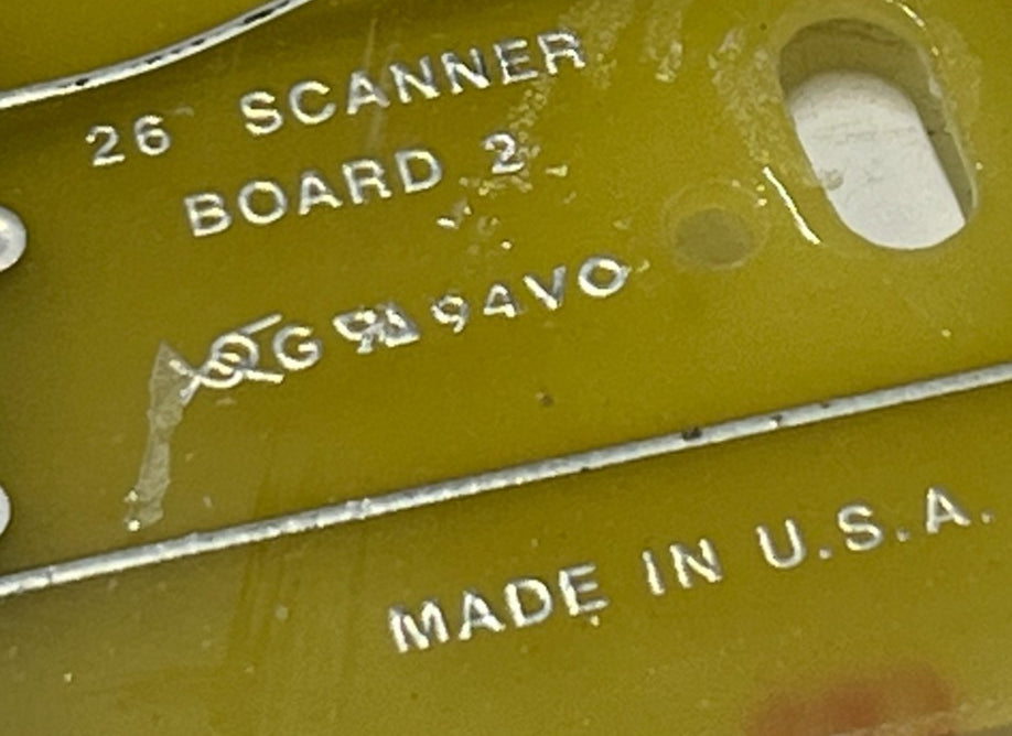 (SET OF 2) DESIGN CONTROLS CORP. 26 SCANNER BOARD 1 & 2 , CONTROL MODULE