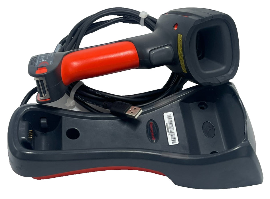 HONEYWELL 1981iFR-3 Granit Industrial 2D Barcode Scanner w/ CCB02 Base & Cable