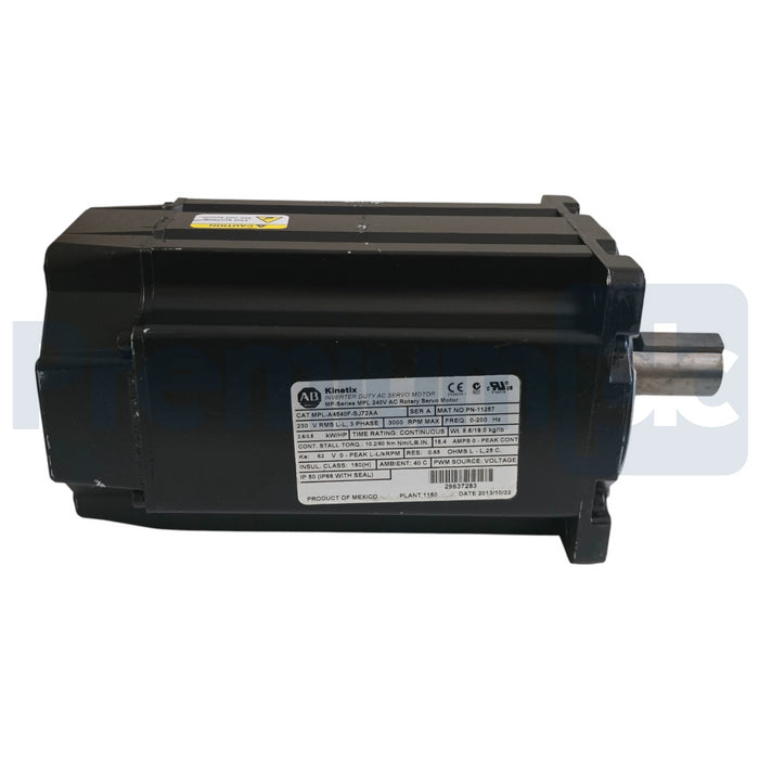 Allen Bradley MPL-A4540F-SJ72AA /A Kinetix MP Low-Inertia Servo Motor 240V NSNP