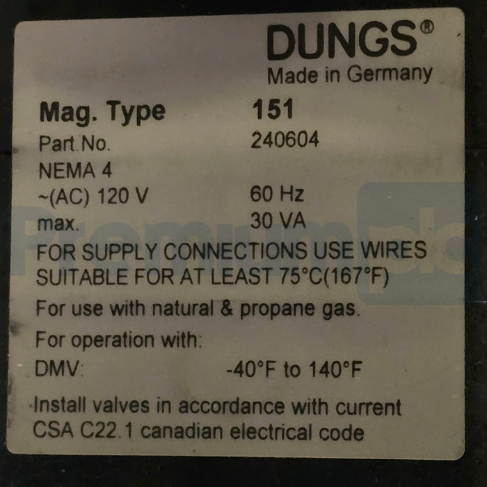 Dungs 267086 | 244-167P Dual Modular Safety Valve DMV-D 702/624L NSMP (read)
