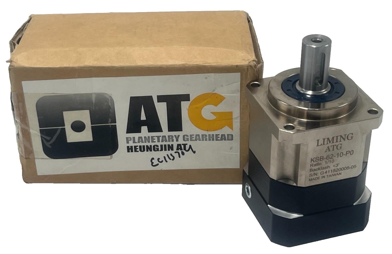 LIMING ATG KSB-62-10-P0 Planetary Gear Reducer 10:1 Ratio for Servo Motor KSB62