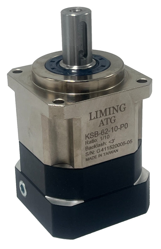 LIMING ATG KSB-62-10-P0 Planetary Gear Reducer 10:1 Ratio for Servo Motor KSB62