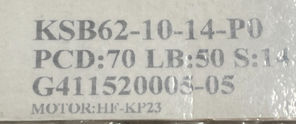 LIMING ATG KSB-62-10-P0 Planetary Gear Reducer 10:1 Ratio for Servo Motor KSB62
