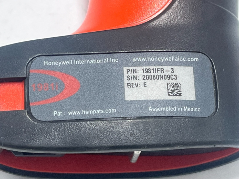 HONEYWELL 1981iFR-3 2D Barcode Scanner w/ CCB05-100BT-07N-N Base & USB Cable