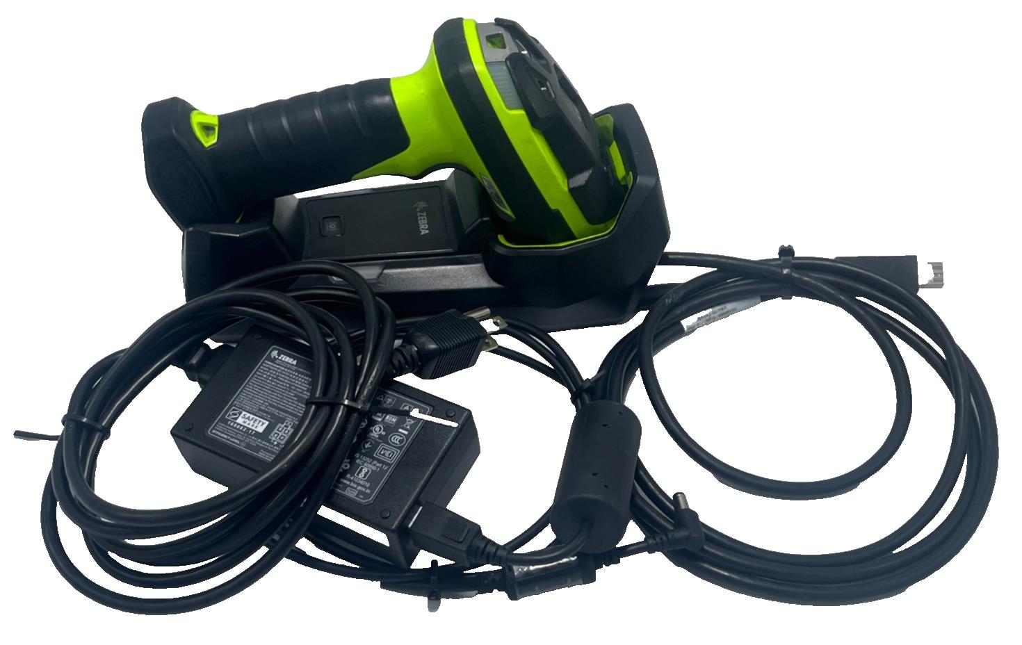 ZEBRA DS3678 Wireless 1D/2D Barcode Scanner Kit w/ Cradle, Coiled USB & Charger