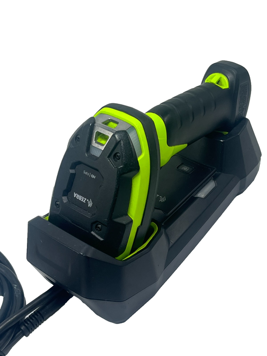 ZEBRA DS3678 Wireless 1D/2D Barcode Scanner Kit w/ Cradle, Coiled USB & Charger