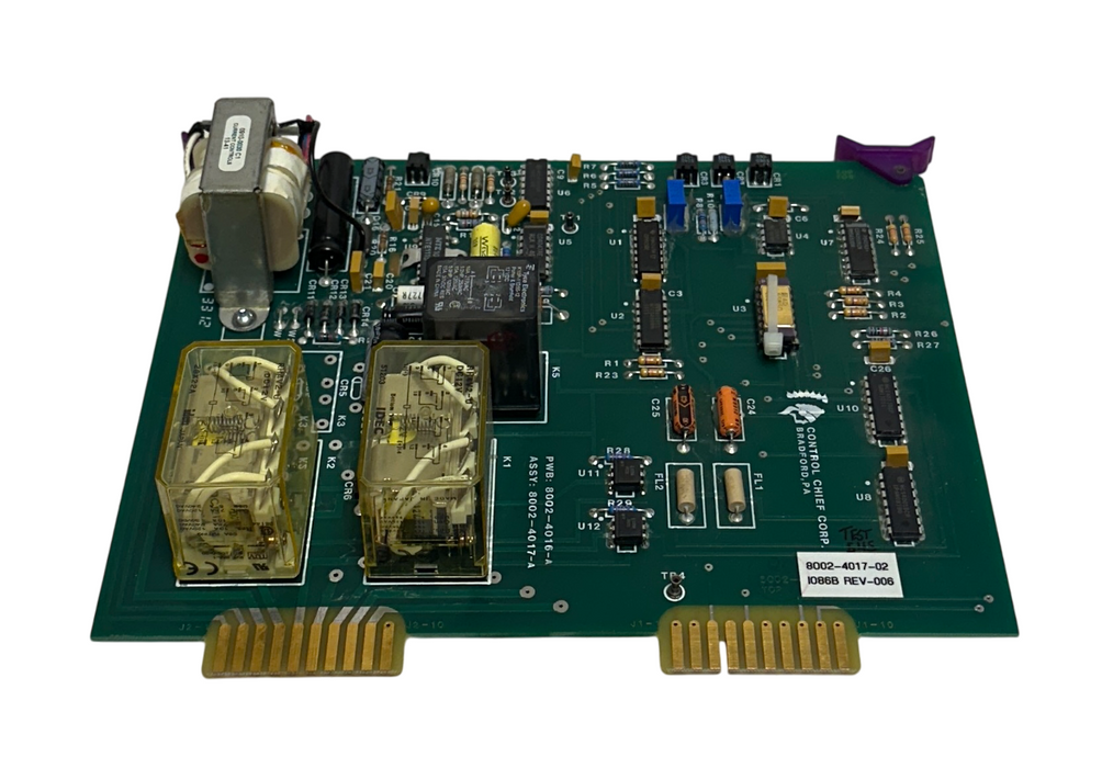CONTROL CHIEF CORP 8002-4017-02 / I086B RELAY CONTROL BOARD 8002-4017 -A USNP